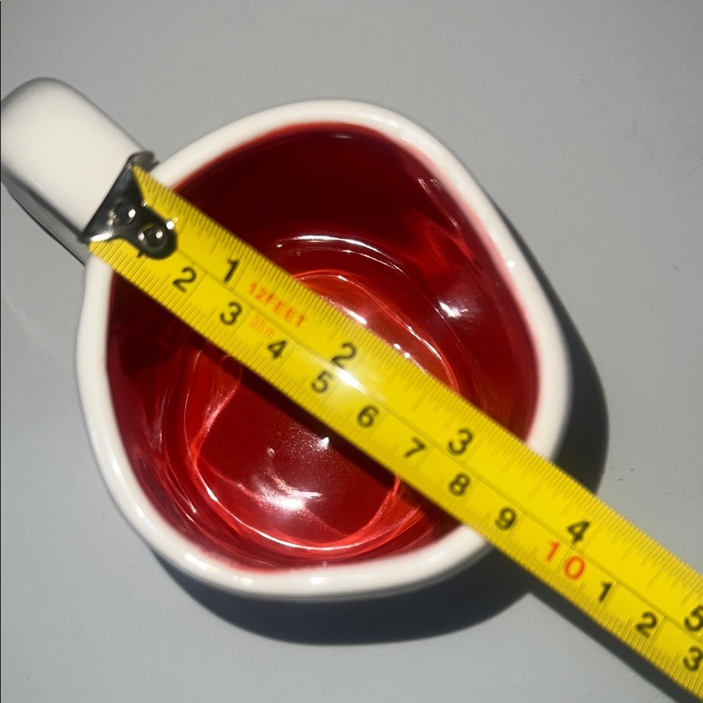 Rae Dunn White and Red Coffee Tea Mug - I Teach Tiny Human Artesian Collection - Picture 6 of 8